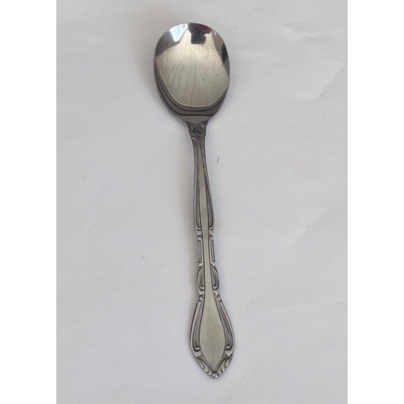 VTG Rogers Auberge Set of 4 Spork Ladle Sugar Spoon Butter Knife Stainless Korea - Picture 3 of 6